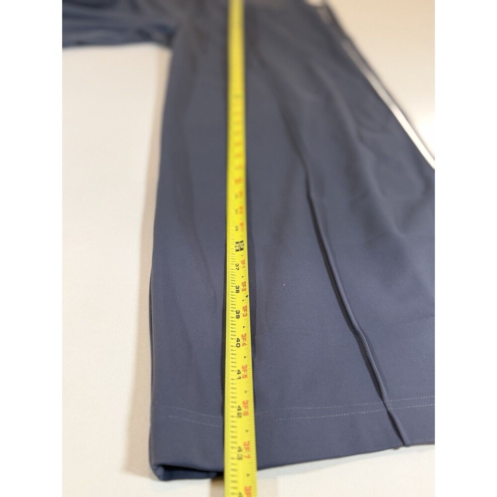 Athleta Venice Track Stripe Wide Leg Pants 3X Blue NWT SculptTek Cropped Plus - Picture 9 of 16